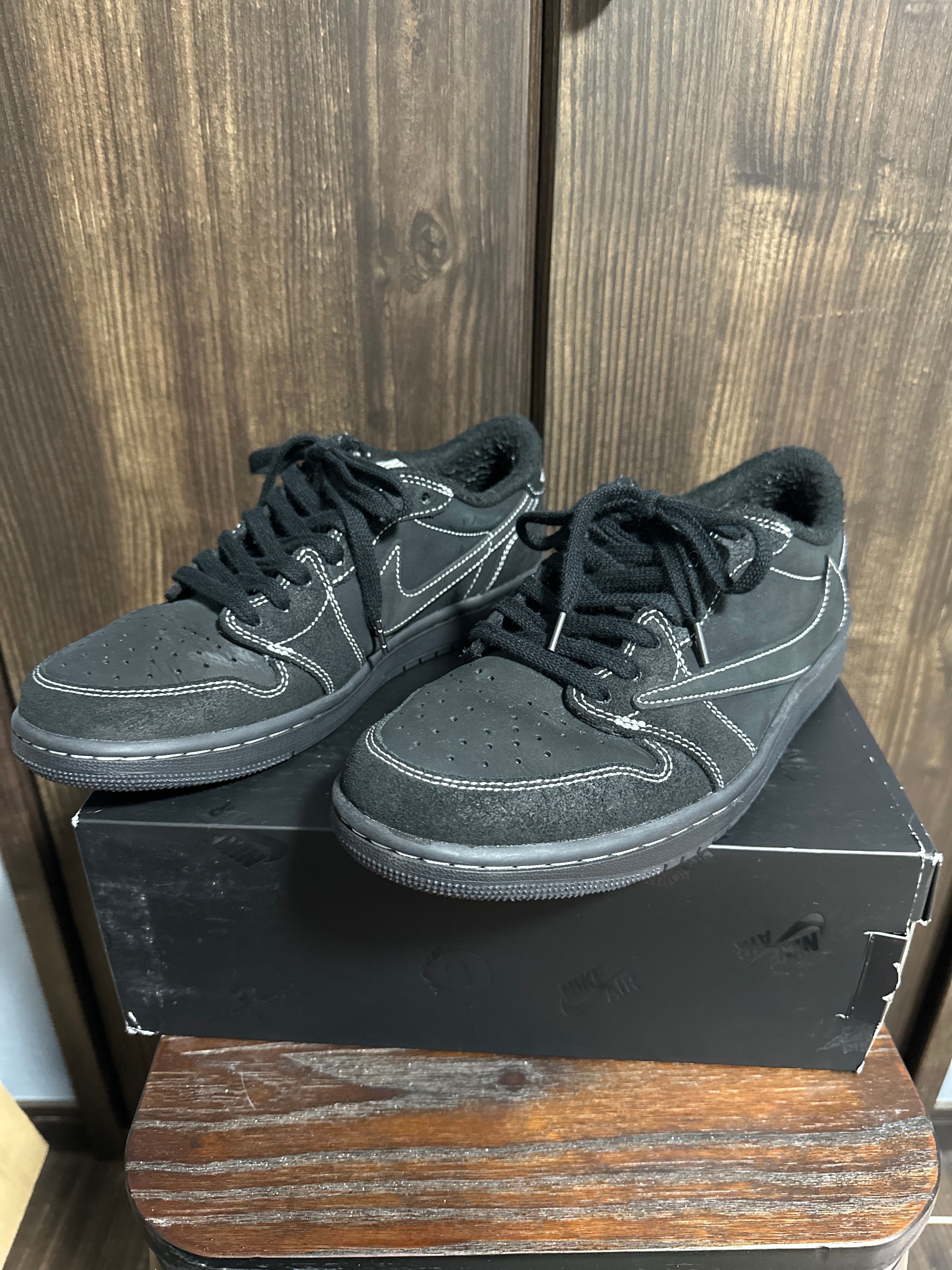 Travis Scott × Nike Air Jordan 1 Low OG SP "Black Phantom"