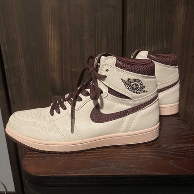 A Ma Maniere × Nike Air Jordan 1 Retro High OG "Sail and Burgundy"