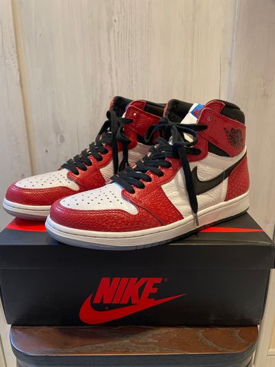 Spiderman × Nike Air Jordan 1 Origin Story "Gym Red/White/Photo Blue/Black"