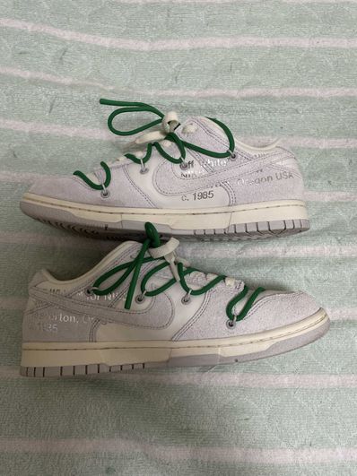 Off-White × Nike Dunk Low "Sail/Neutral Grey/Gridiron"