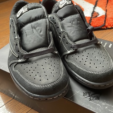 Travis Scott × Nike Air Jordan 1 Low OG SP "Black Phantom"