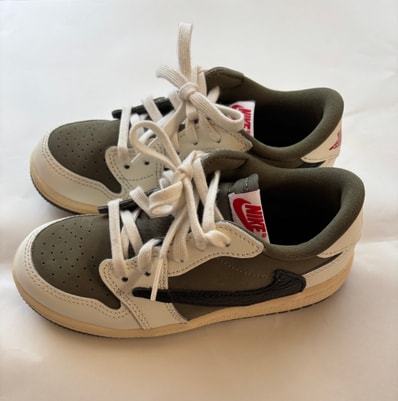 Travis Scott × Nike TD Air Jordan 1 Low OG SP "Reverse Olive"