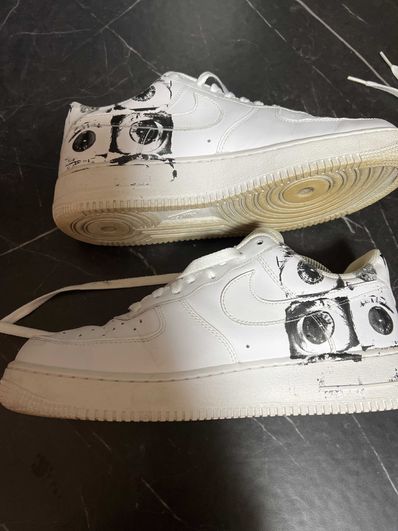 Supreme × COMME des GARCONS SHIRT × Nike Air Force 1 Low "White"