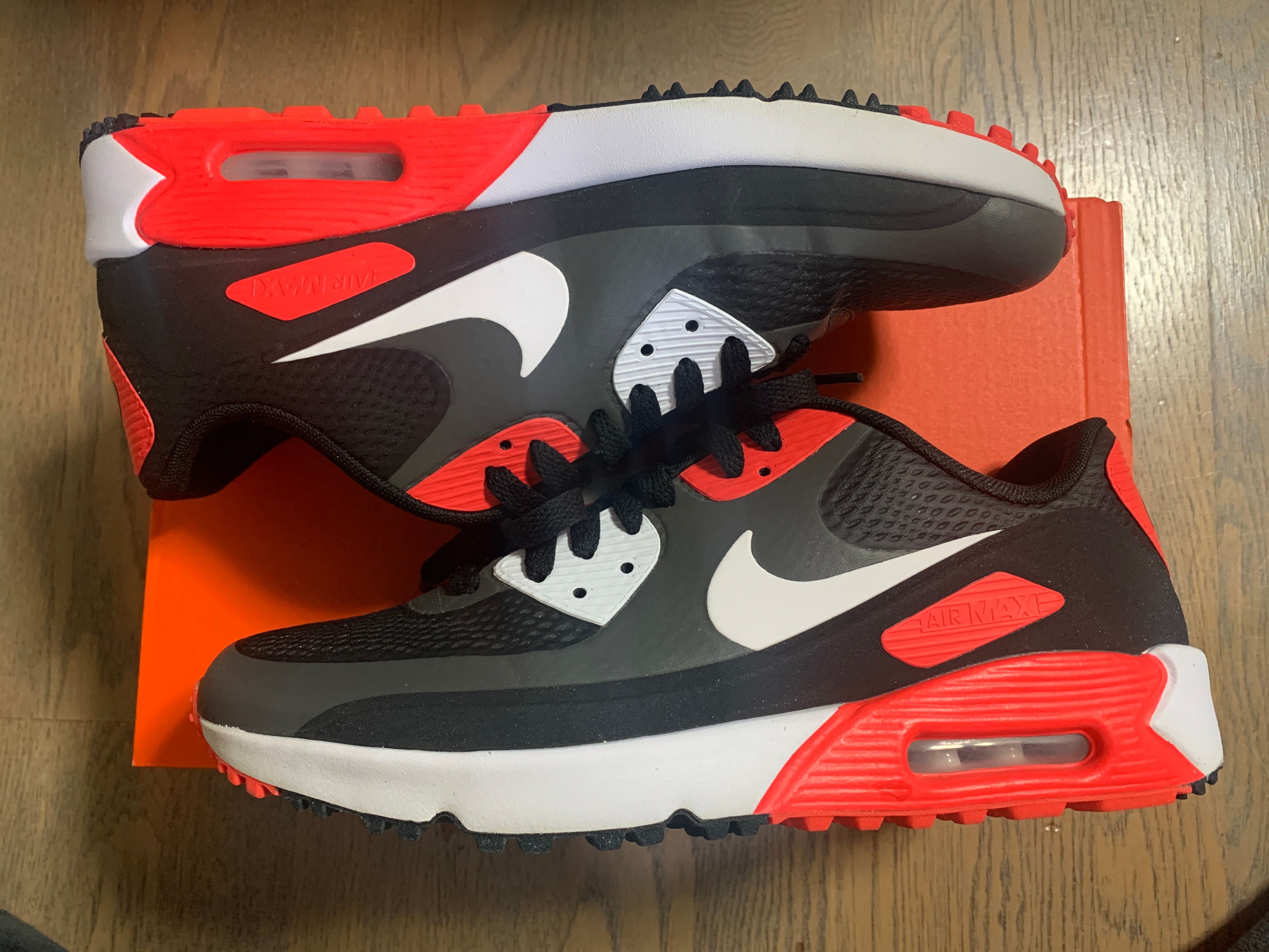 Nike Air Max 90 Golf "Iron Gray/Black/Infrared23/White"
