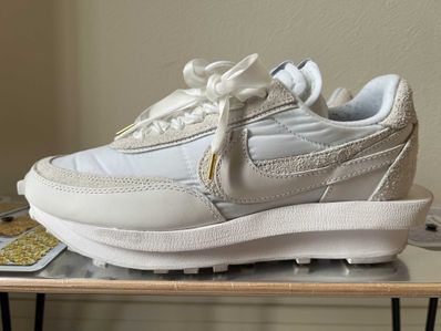 sacai × Nike LDV Waffle "Triple White"