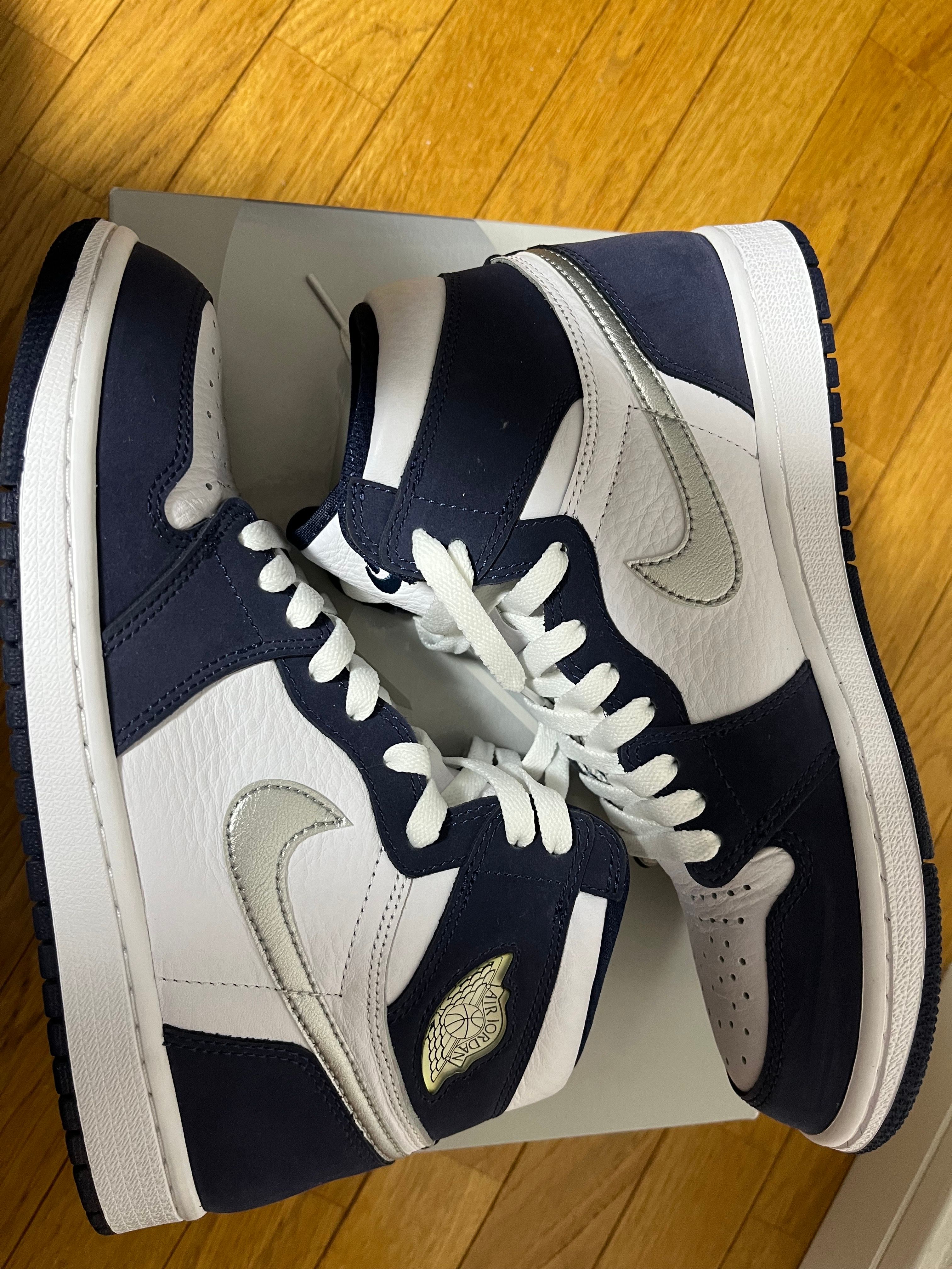 Nike Air Jordan 1 High OG CO.JP "White/Midnight Navy" (2020)(ブリーフケースなし)