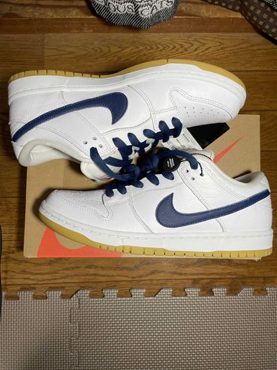 Nike SB Dunk Low "Orange Label White Navy"