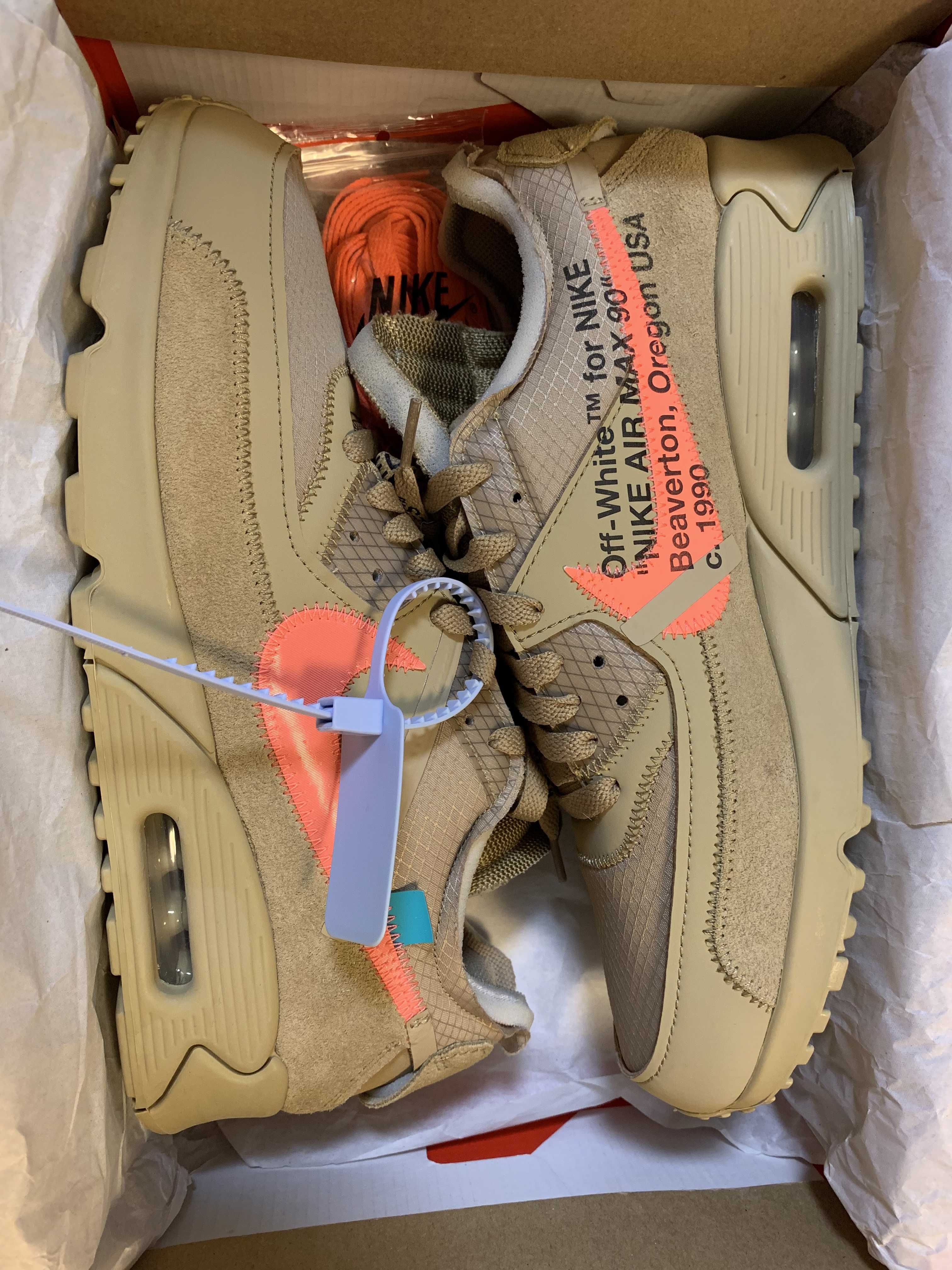 Off-White × Nike Air Max 90 "Desert Ore"