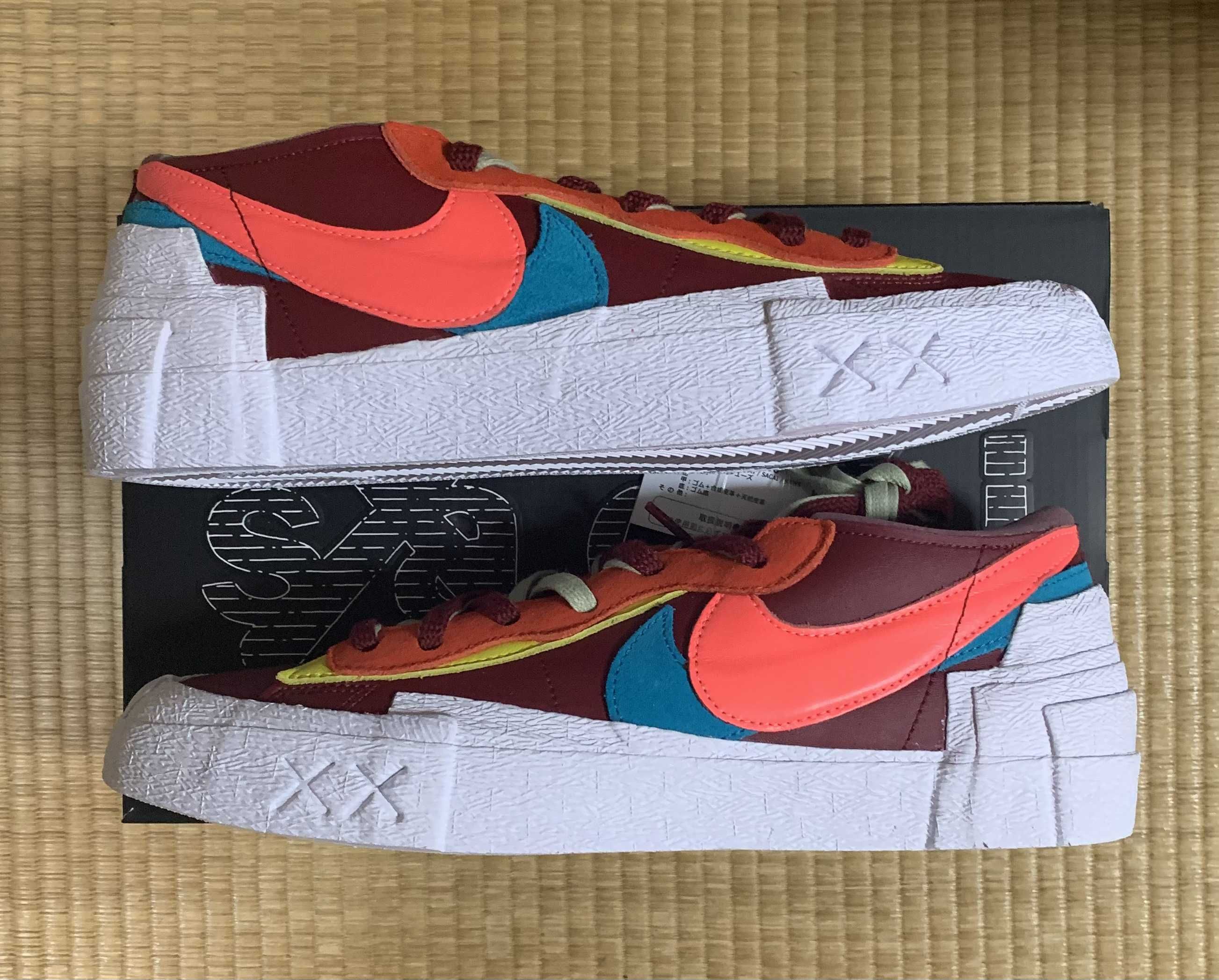 KAWS × sacai × Nike Blazer Low "Team Red"