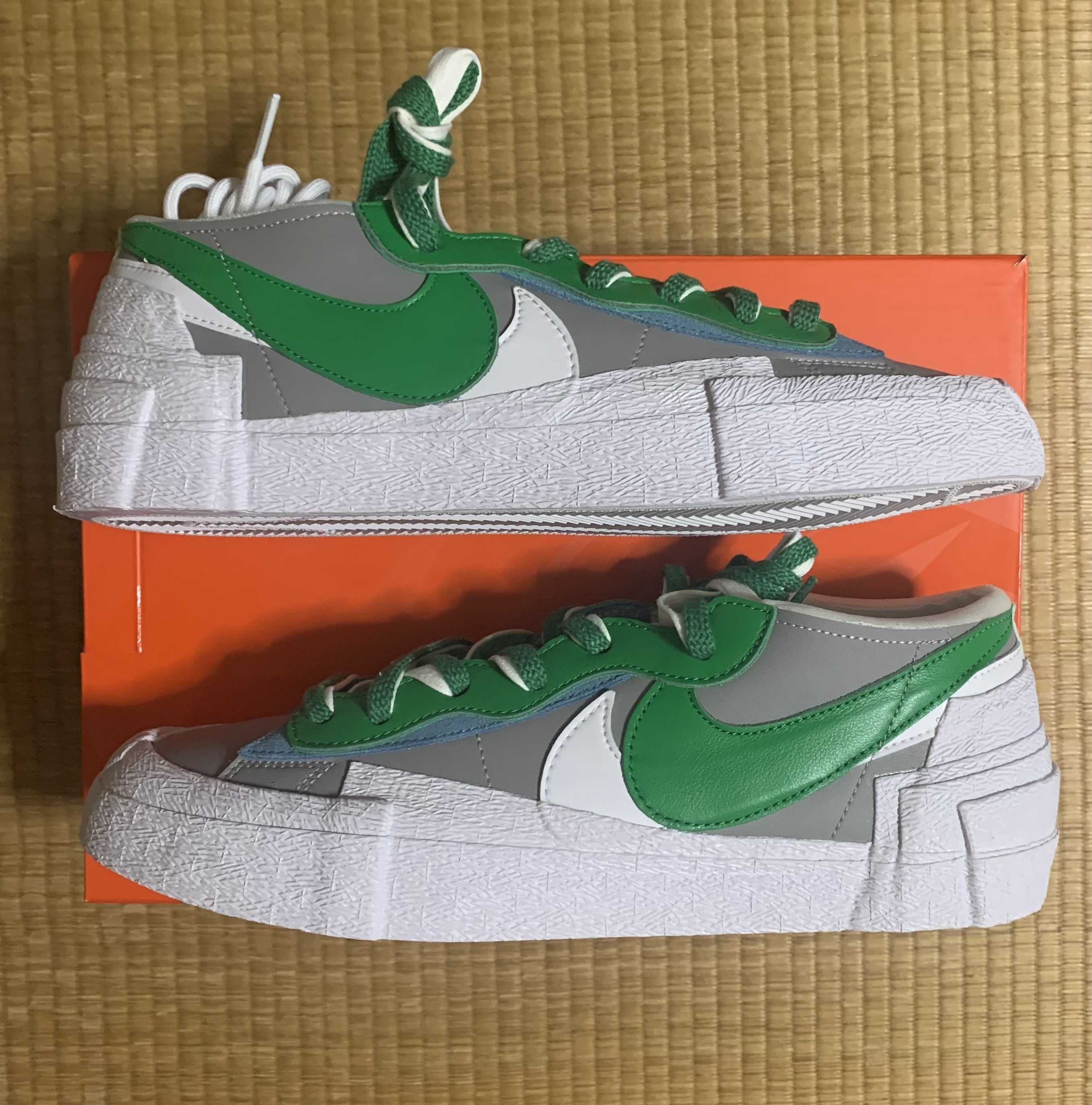 sacai × Nike Blazer Low "Classic Green"