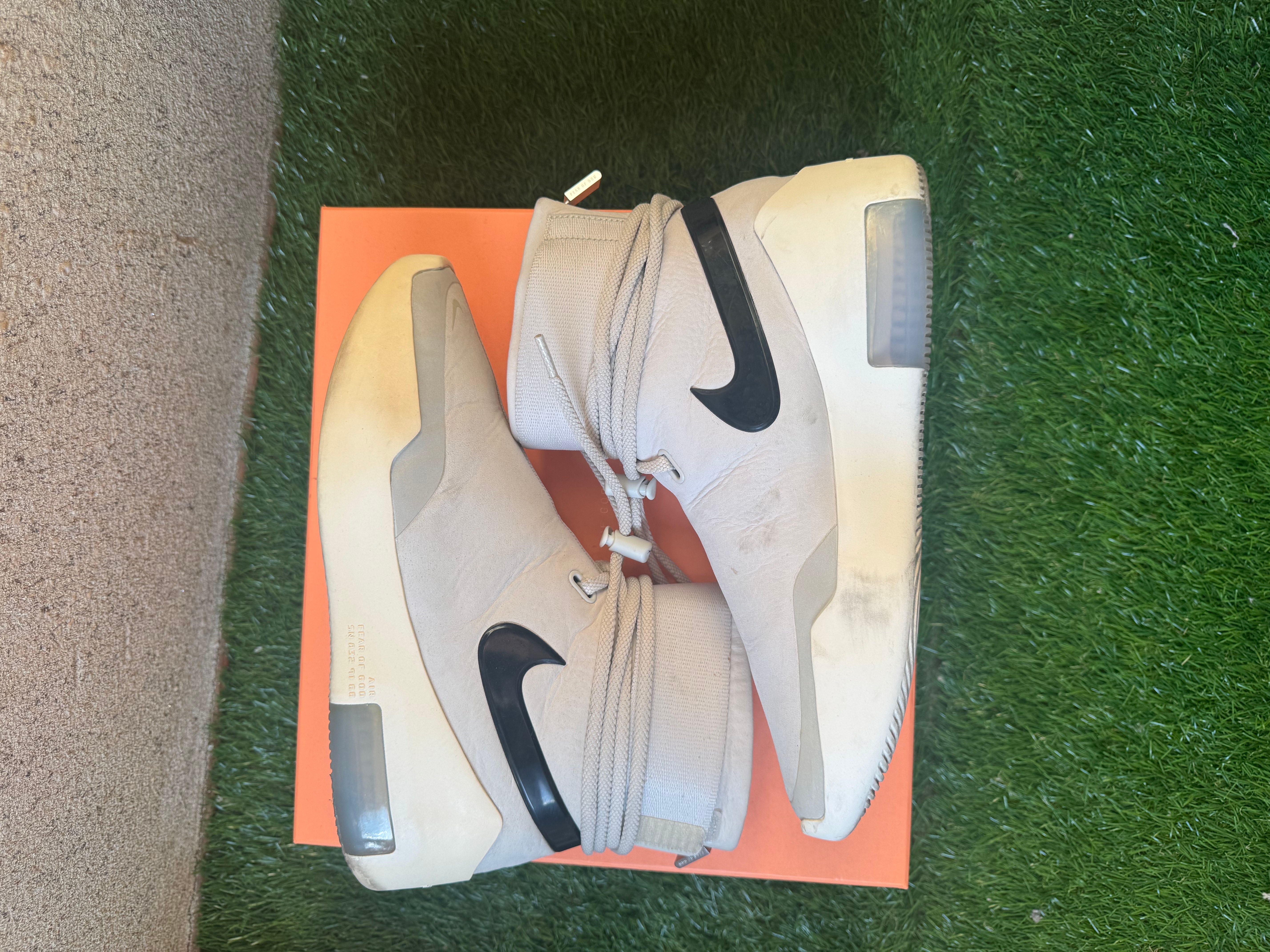 Fear Of God × Nike Air Fear Of God 1 SA "Light Bone Black"