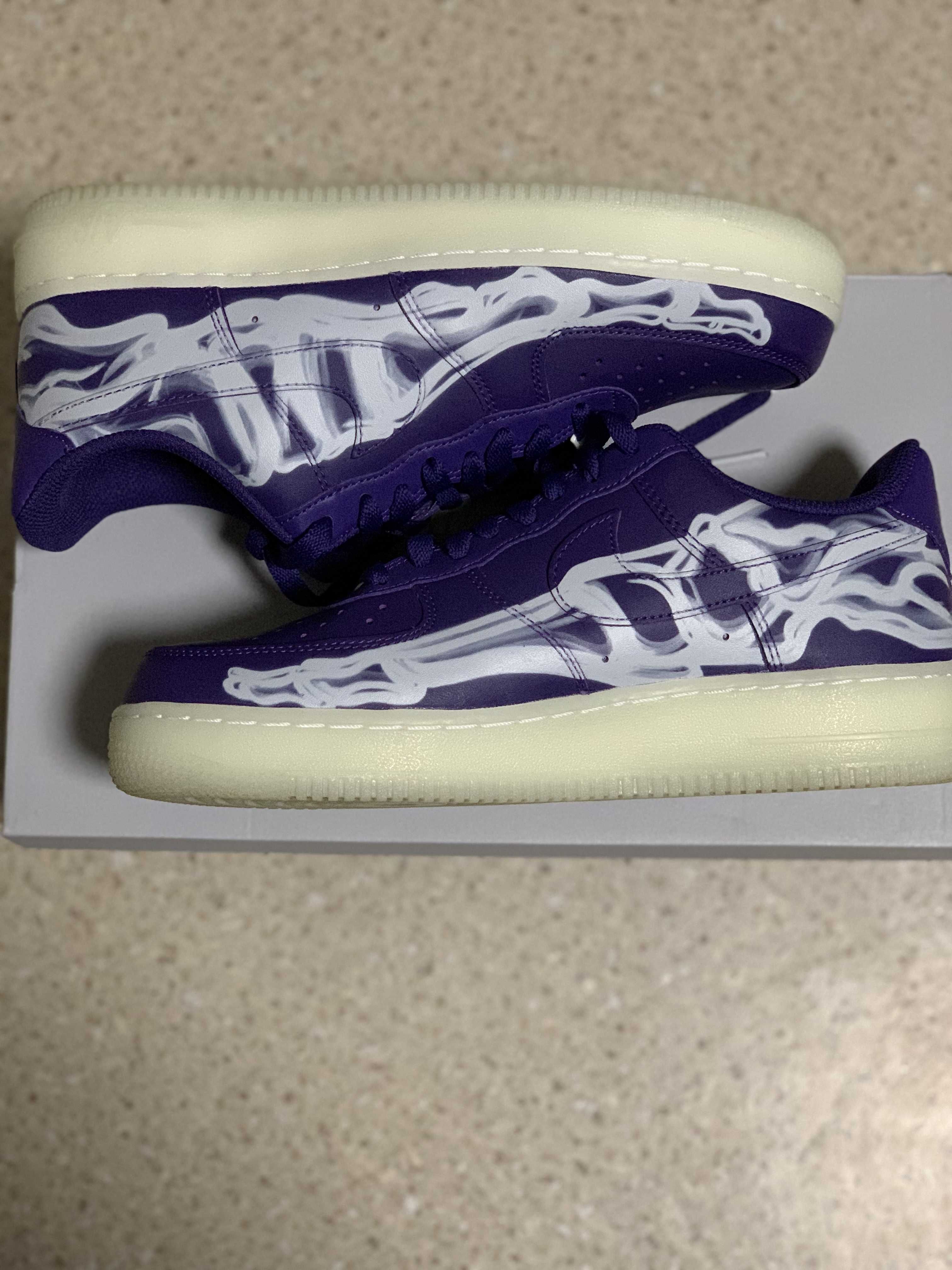 Nike Air Force 1 "Purple Skeleton"