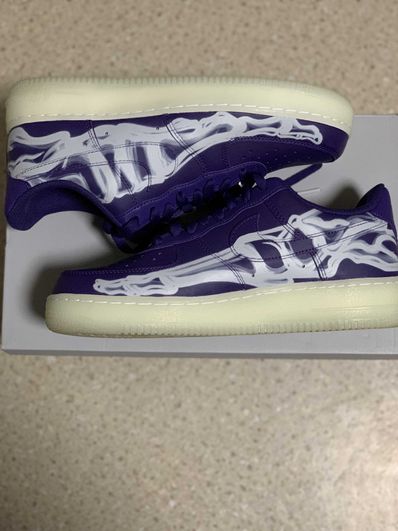 Nike Air Force 1 "Purple Skeleton"