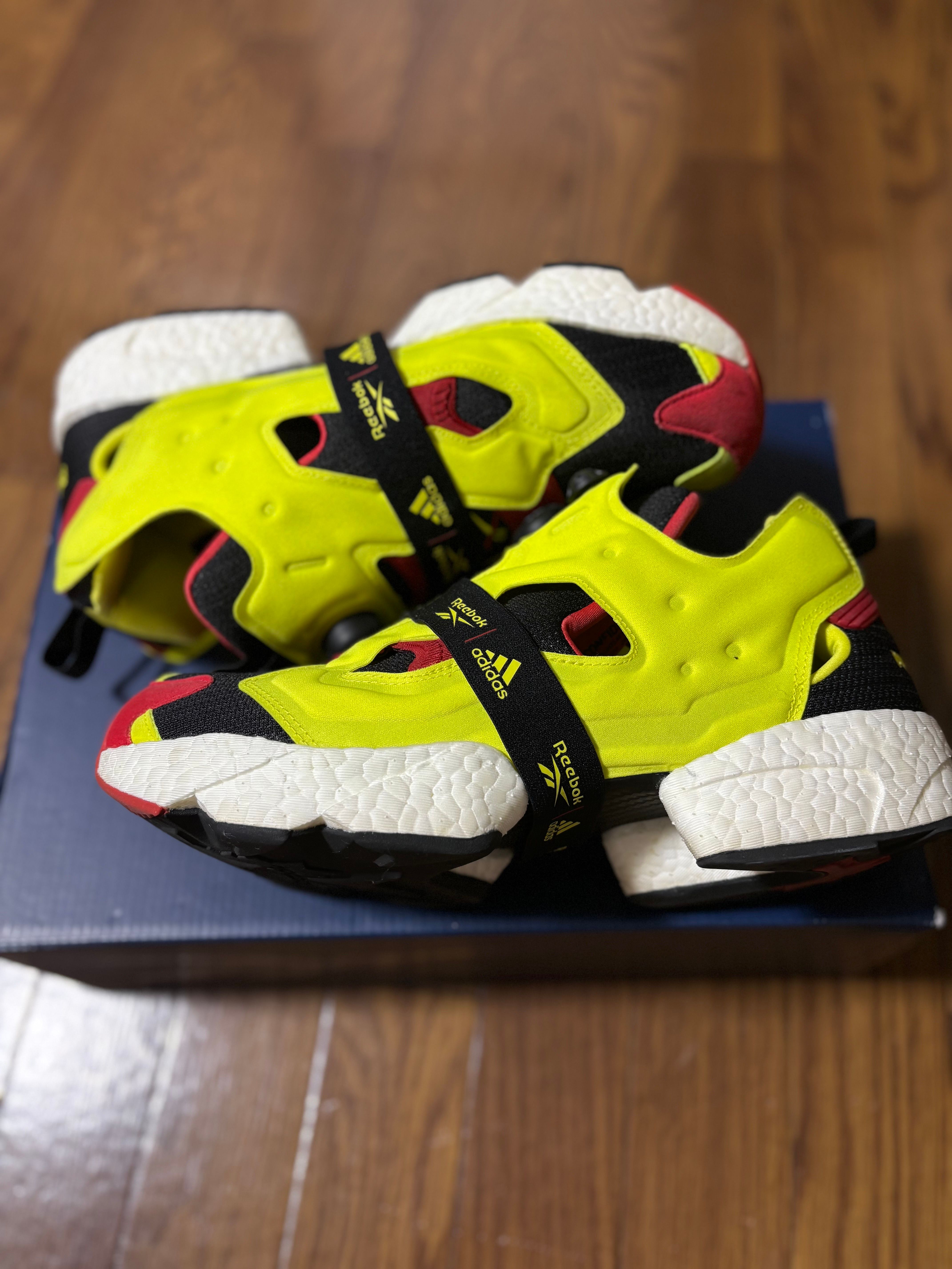 ADIDAS × REEBOK INSTAPUMP FURY BOOST OG  "YELLOW/RED"