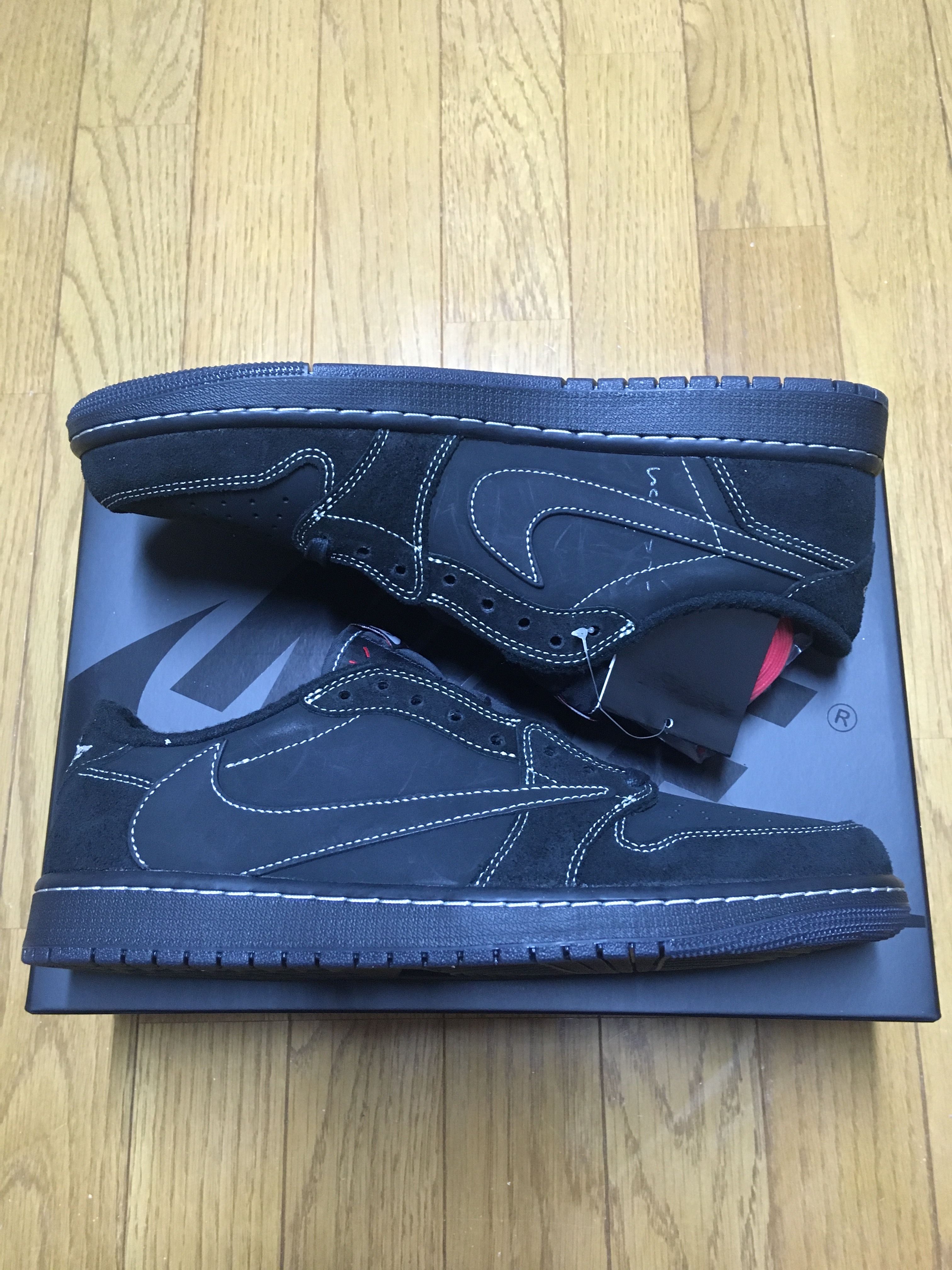 Travis Scott × Nike Air Jordan 1 Low OG SP "Black Phantom"