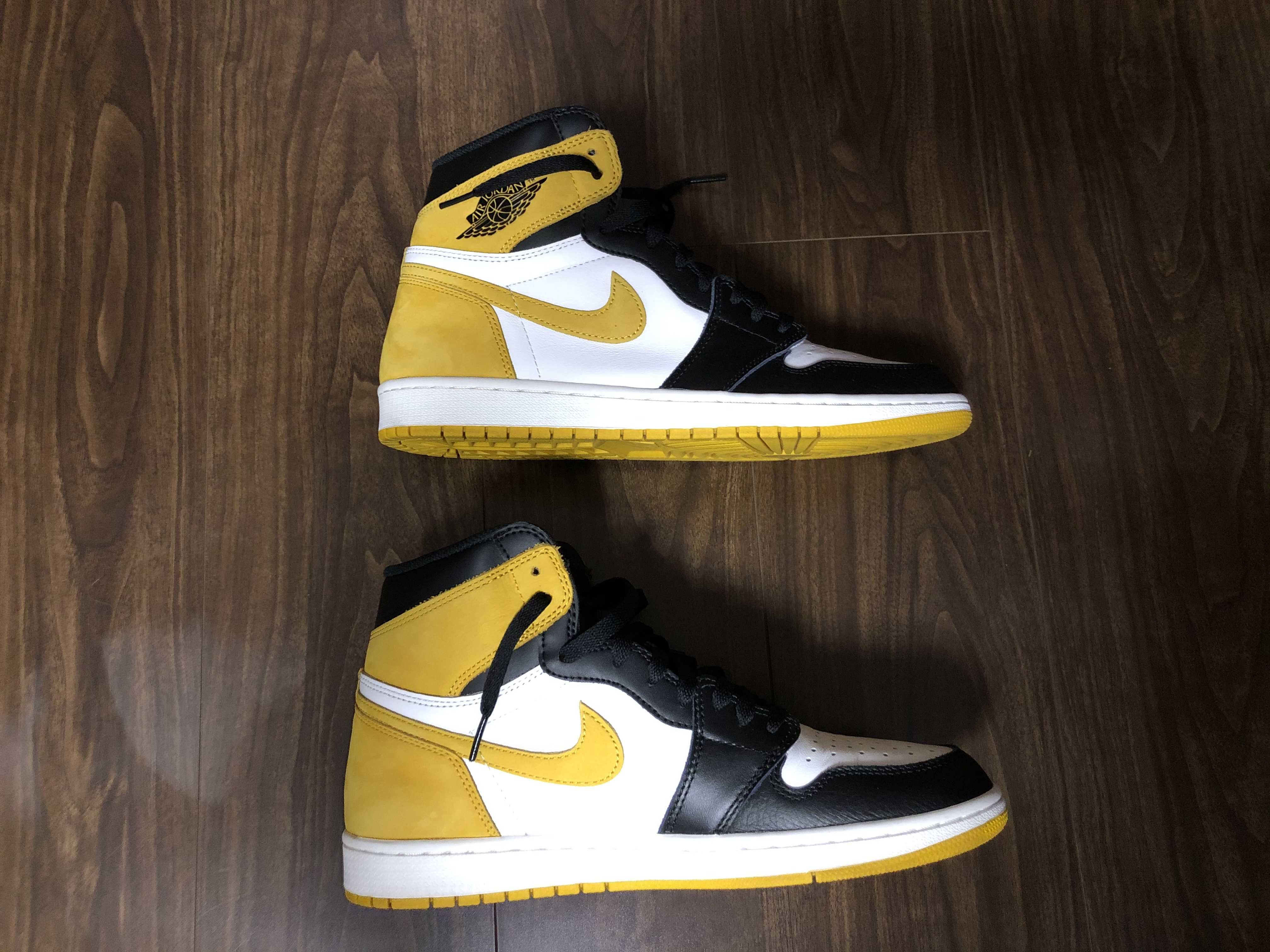 Nike Air Jordan 1 Retro High OG "Black Toe/Yellow Ochre"