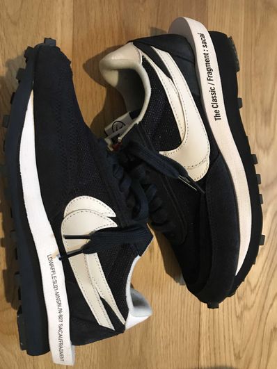 Fragment × sacai × Nike LD Waffle "Blackended Blue"
