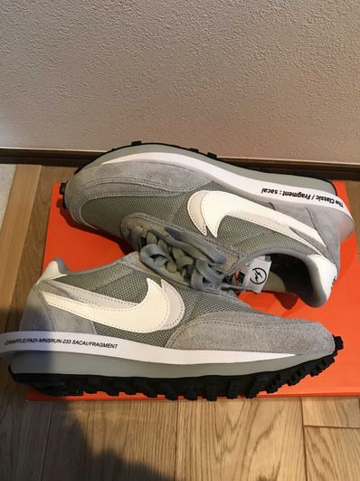 Fragment × sacai × Nike LD Waffle "Light Smoke Grey"