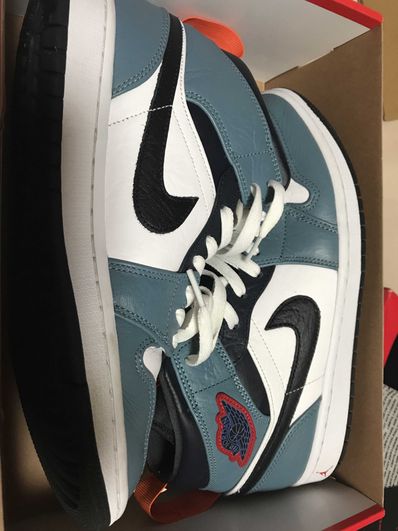 FACETASM × Nike Air Jordan 1 Mid "White/Navy"