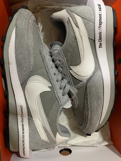 Fragment × sacai × Nike LD Waffle "Light Smoke Grey"