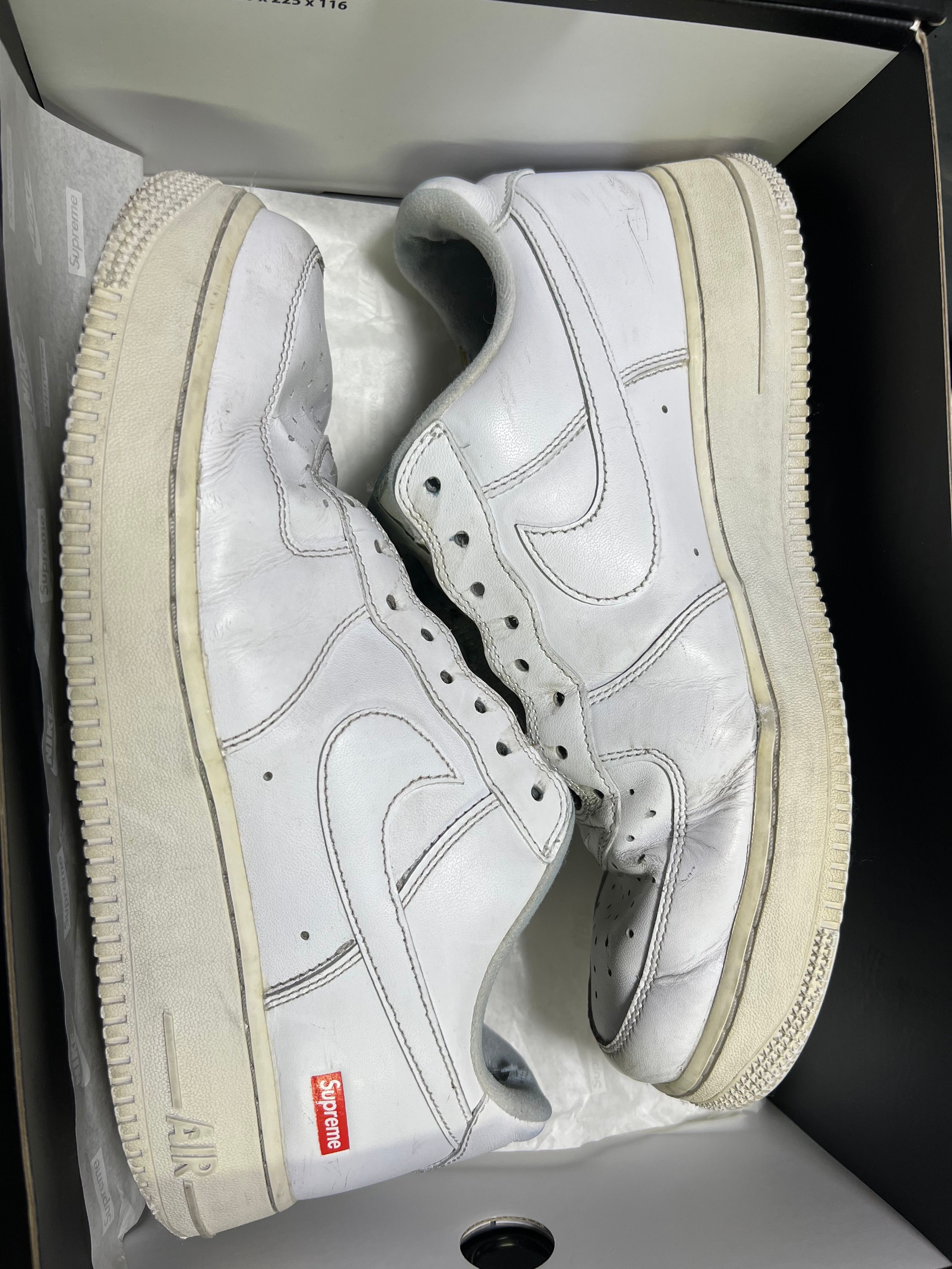 Supreme × Nike Air Force 1 Low "White"