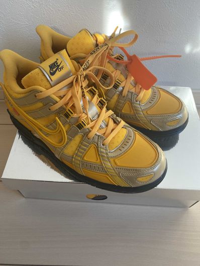 Off-White × Nike Air Rubber Dunk "University Gold"