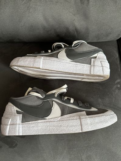 Sacai × Nike Blazer Low "Iron Grey"