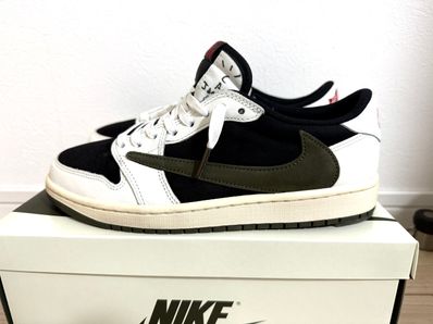 Travis Scott × Nike Women's Air Jordan 1 Low OG "Medium Olive"