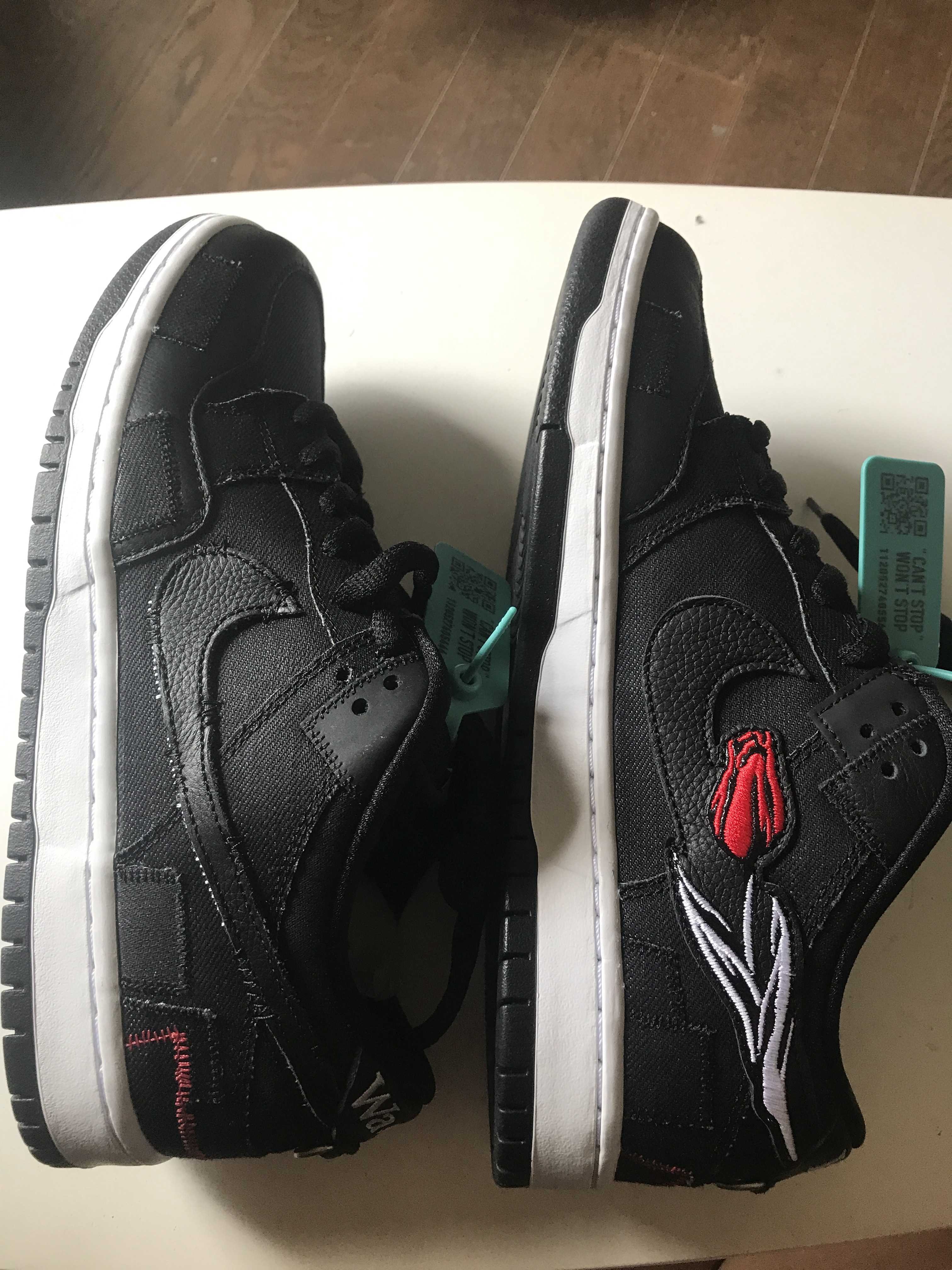 Wasted Youth × Nike SB Dunk Low "Black Denim" / VERDY