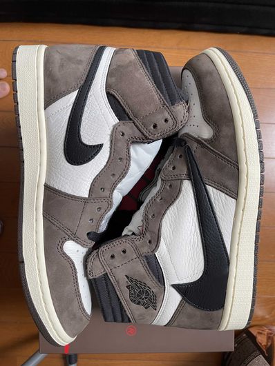 Travis Scott × Nike Air Jordan 1 Retro High OG TS SP "Sail/Dark Mocha"
