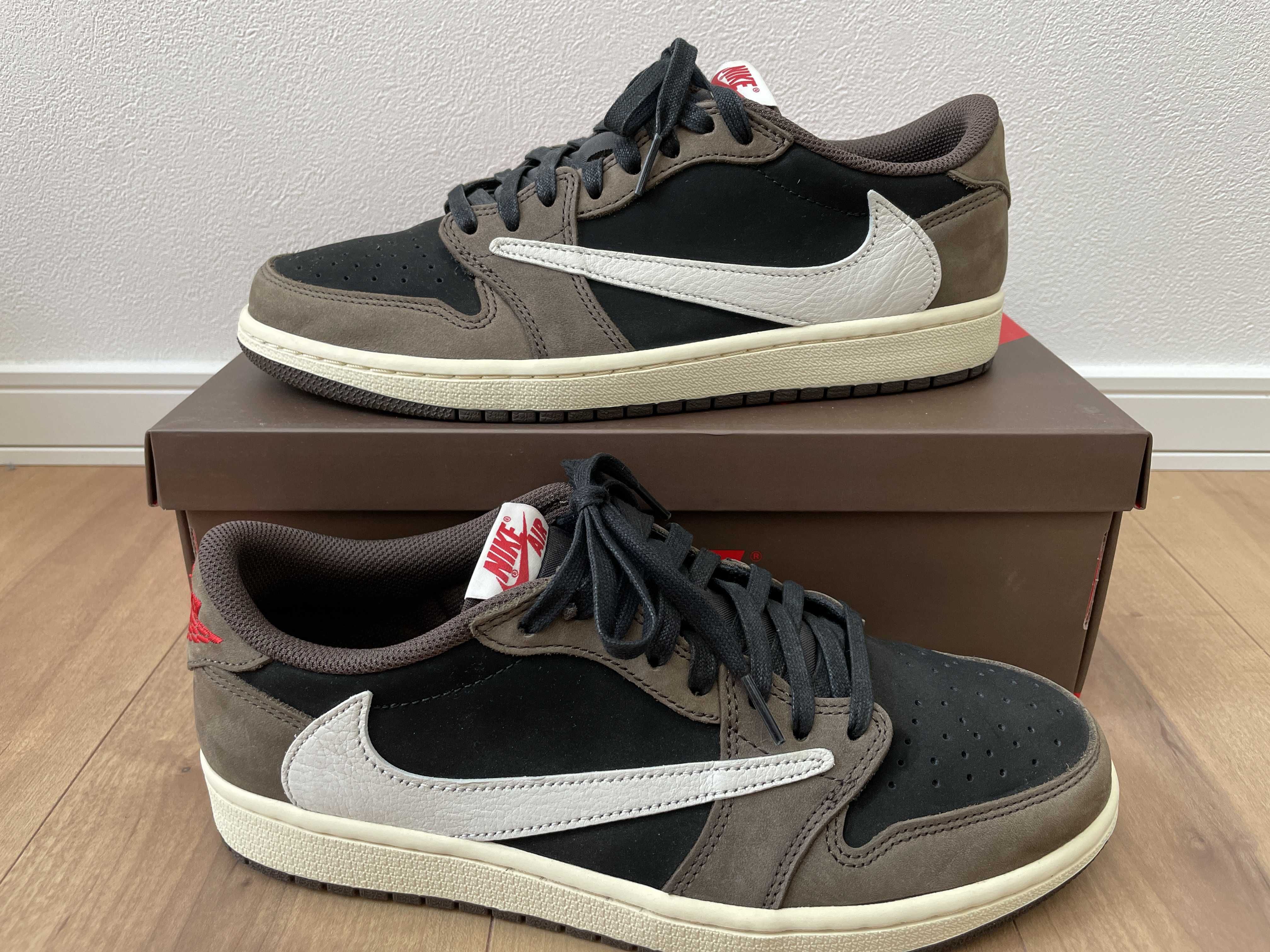 Travis Scott × Nike Air Jordan 1 Low OG SP-T  "Black/Dark Mocha"
