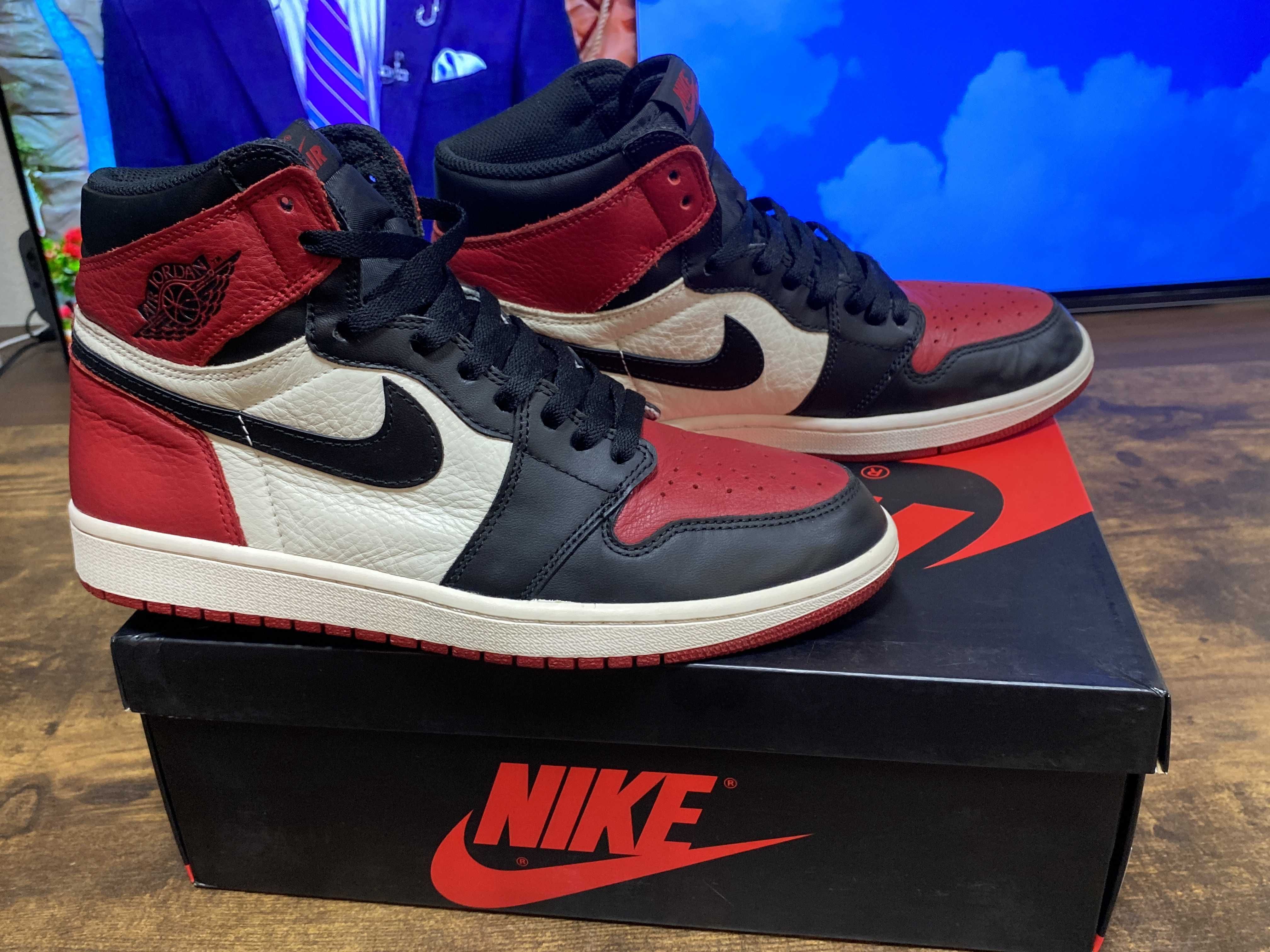 Nike Air Jordan 1 Retro High OG "Bred Toe"