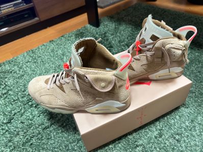 Travis Scott × Nike Air Jordan 6 "British Khaki"