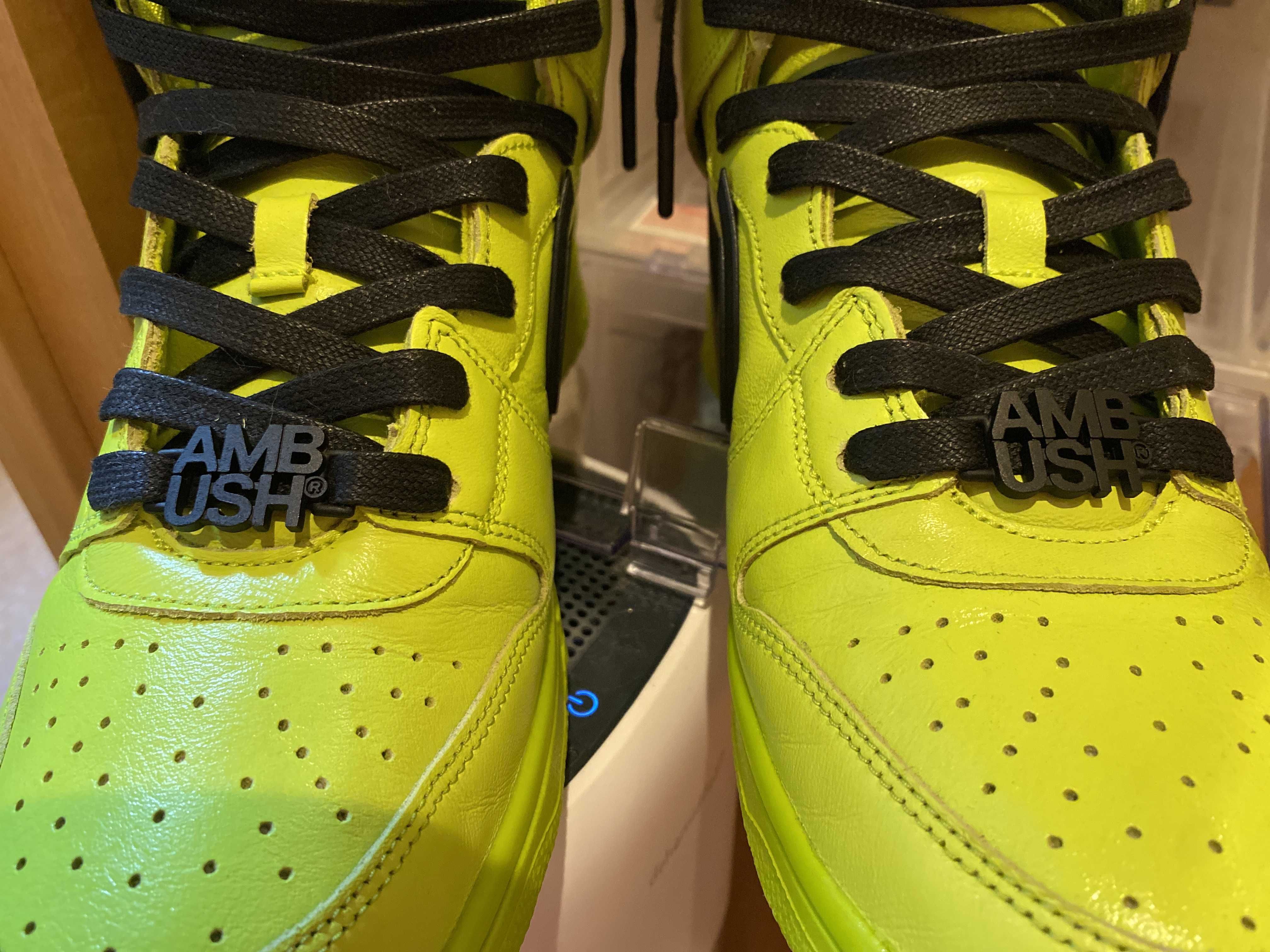 AMBUSH × NIKE DUNK HIGH "FLASH LIME"