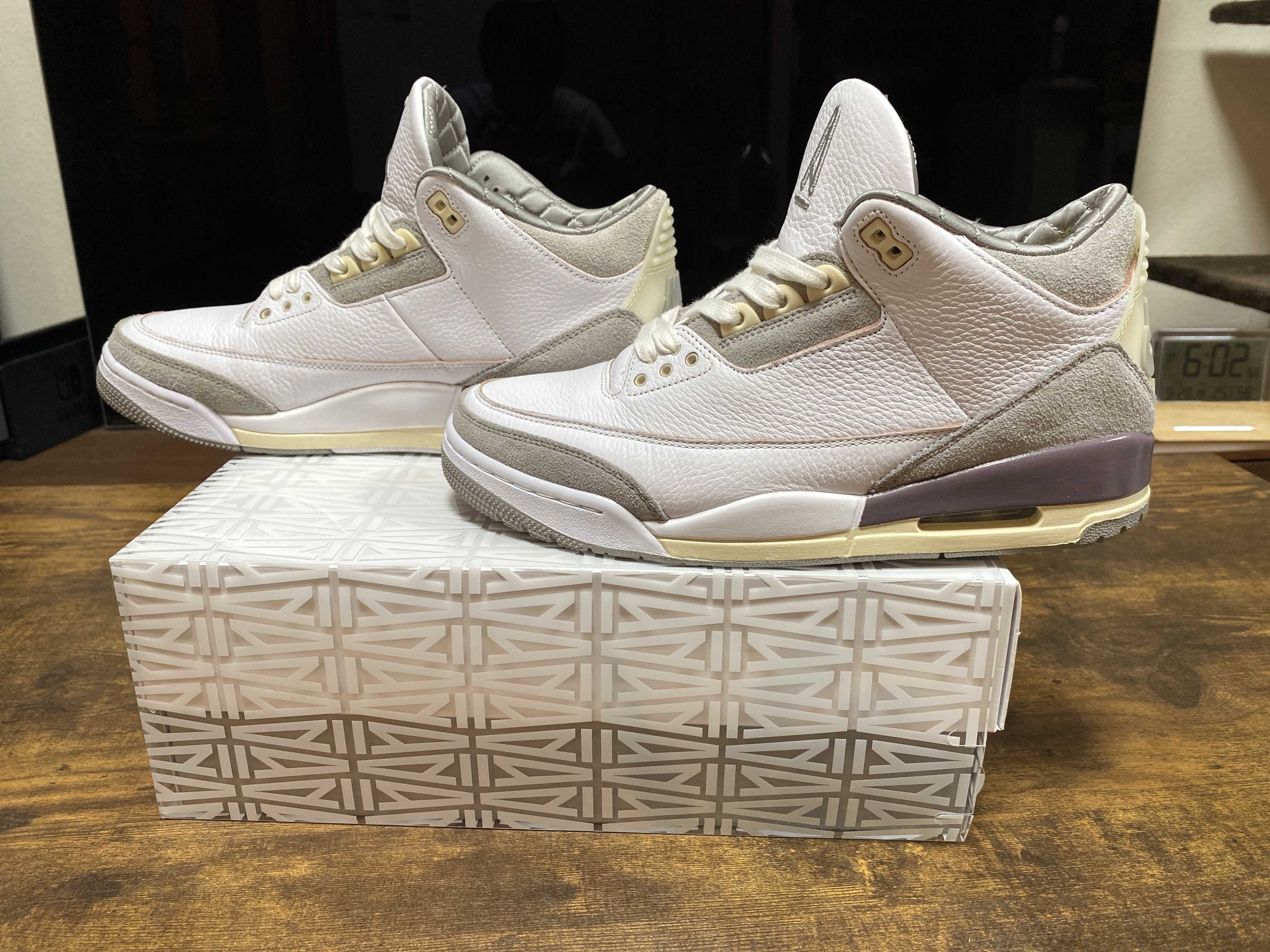 A Ma Maniere × Nike Women's Air Jordan 3 Retro SP "White/Medium Grey Violet Ore"