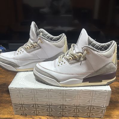 A Ma Maniere × Nike Women's Air Jordan 3 Retro SP "White/Medium Grey Violet Ore"