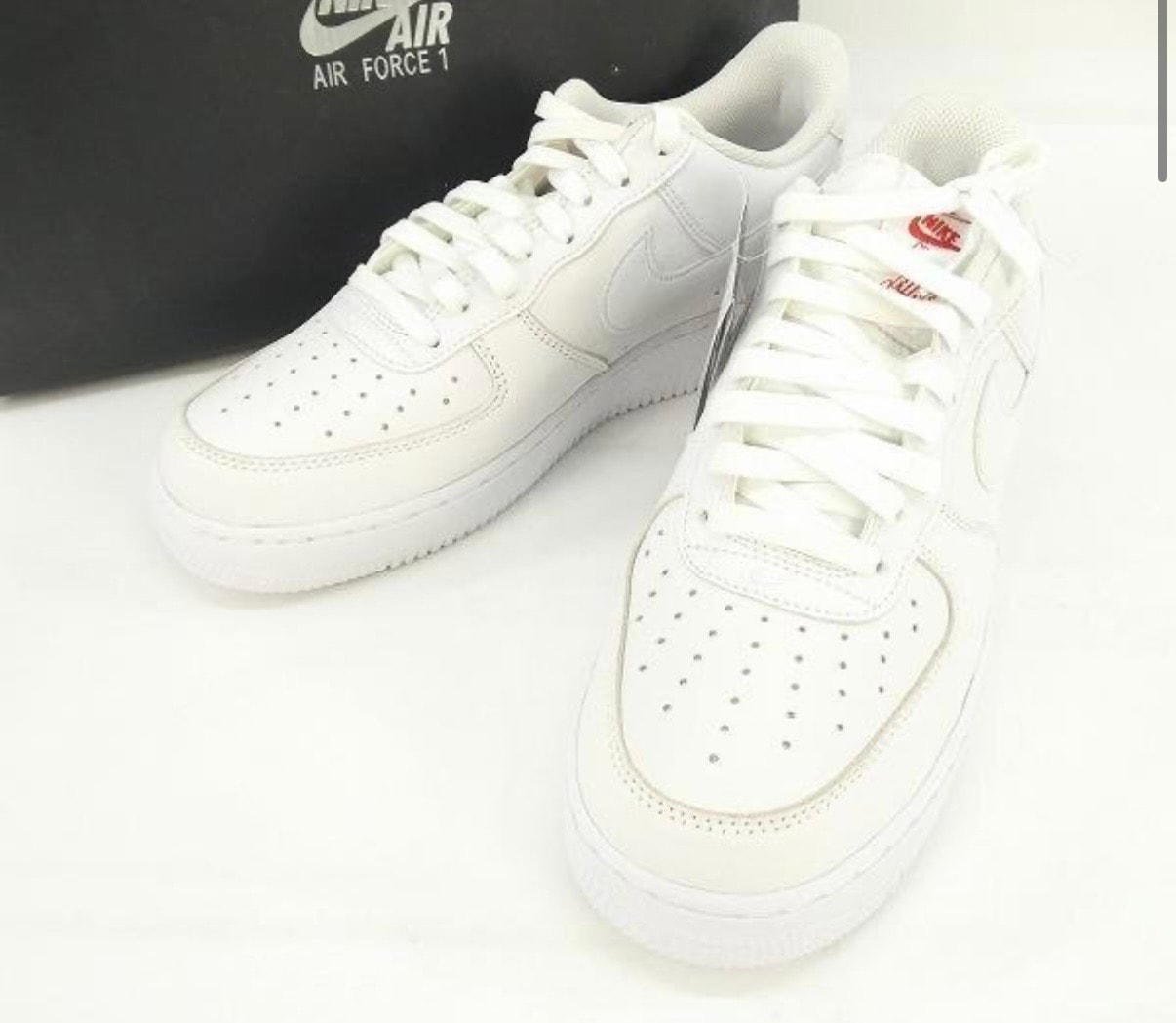 【27cm中古】ナイキ エアフォース1 ロー ホワイト ナイキ エアフォース1 ローズ 