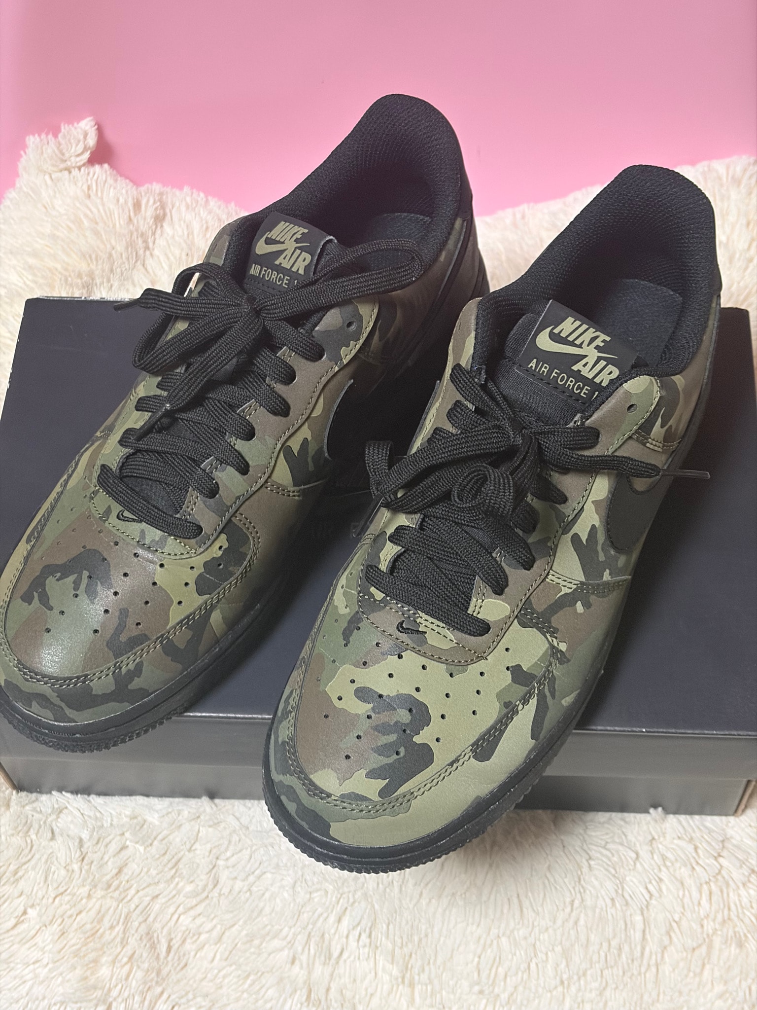 Nike Air Force 1 Low "Reflective Woodland Camo"