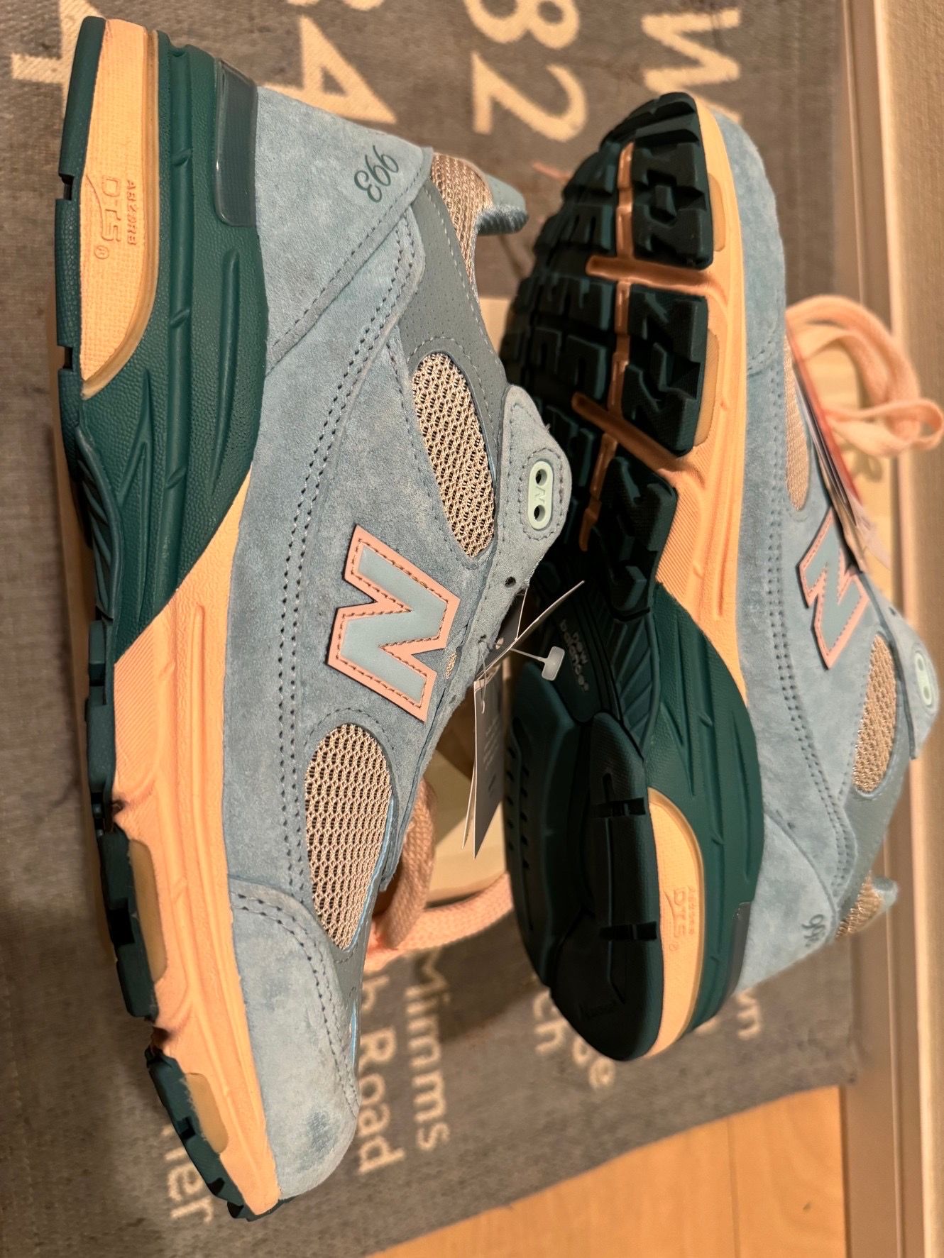 Joe Freshgoods × New Balance 993 Performance Art "Arctic Blue"