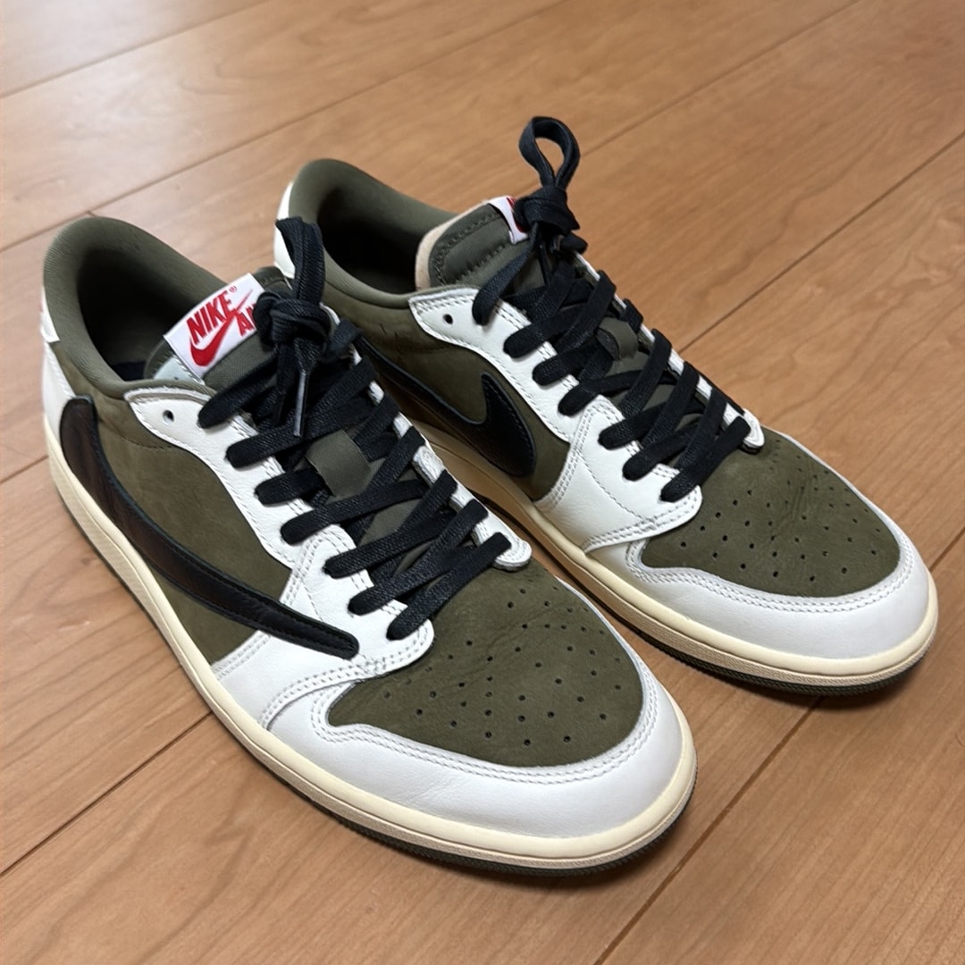 Travis Scott × Nike Air Jordan 1 Low OG SP "Reverse Olive"