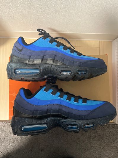 Stash × Nike Air Max 95 "Black and Harbor Blue" (2024)