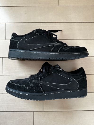 Travis Scott × Nike Air Jordan 1 Low OG SP "Black Phantom"