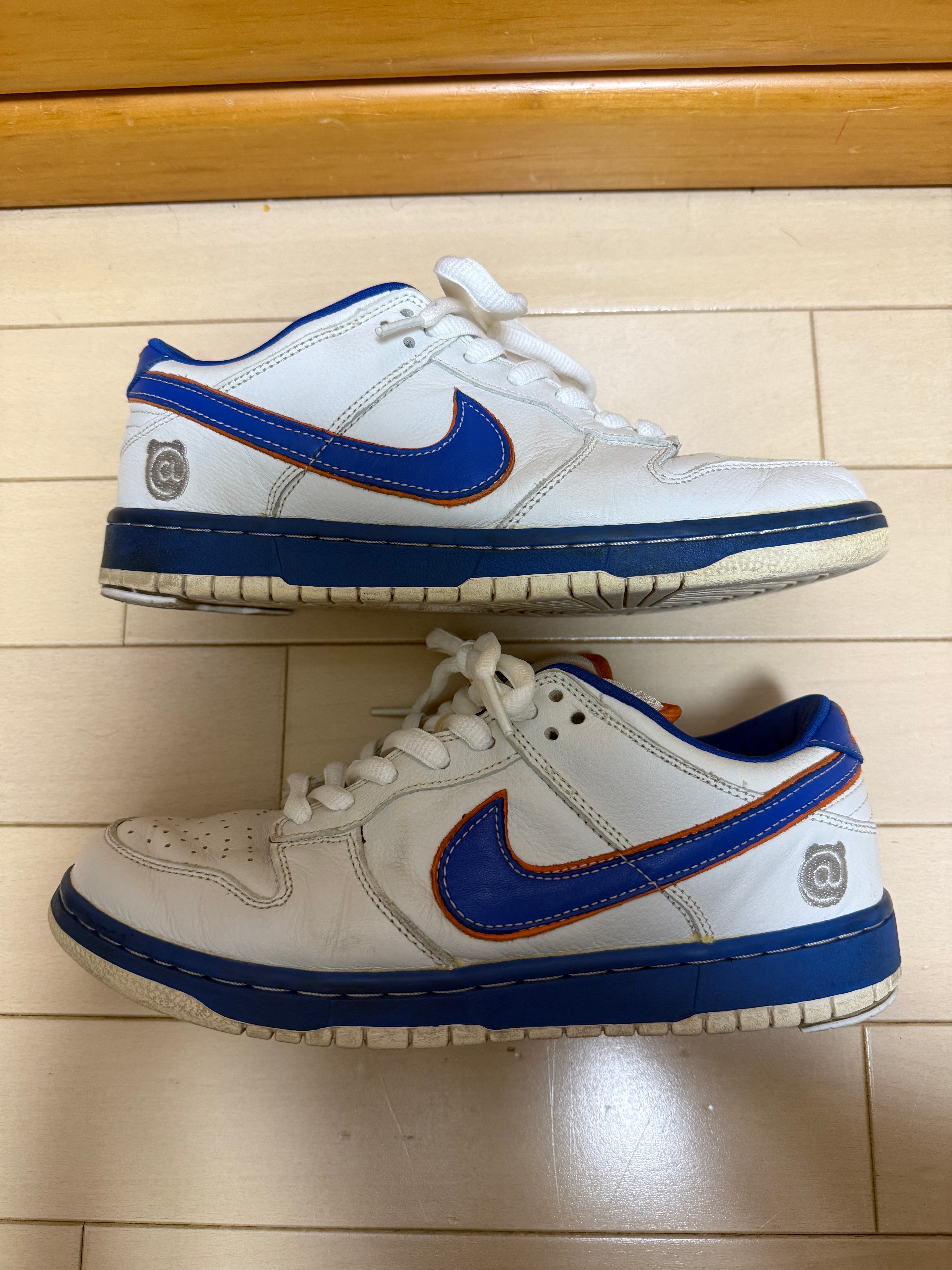 【新品未使用】ナイキ SB ダンク ロー プロ 27cm ホワイト ブルー Nike SB Dunk Low Pro 