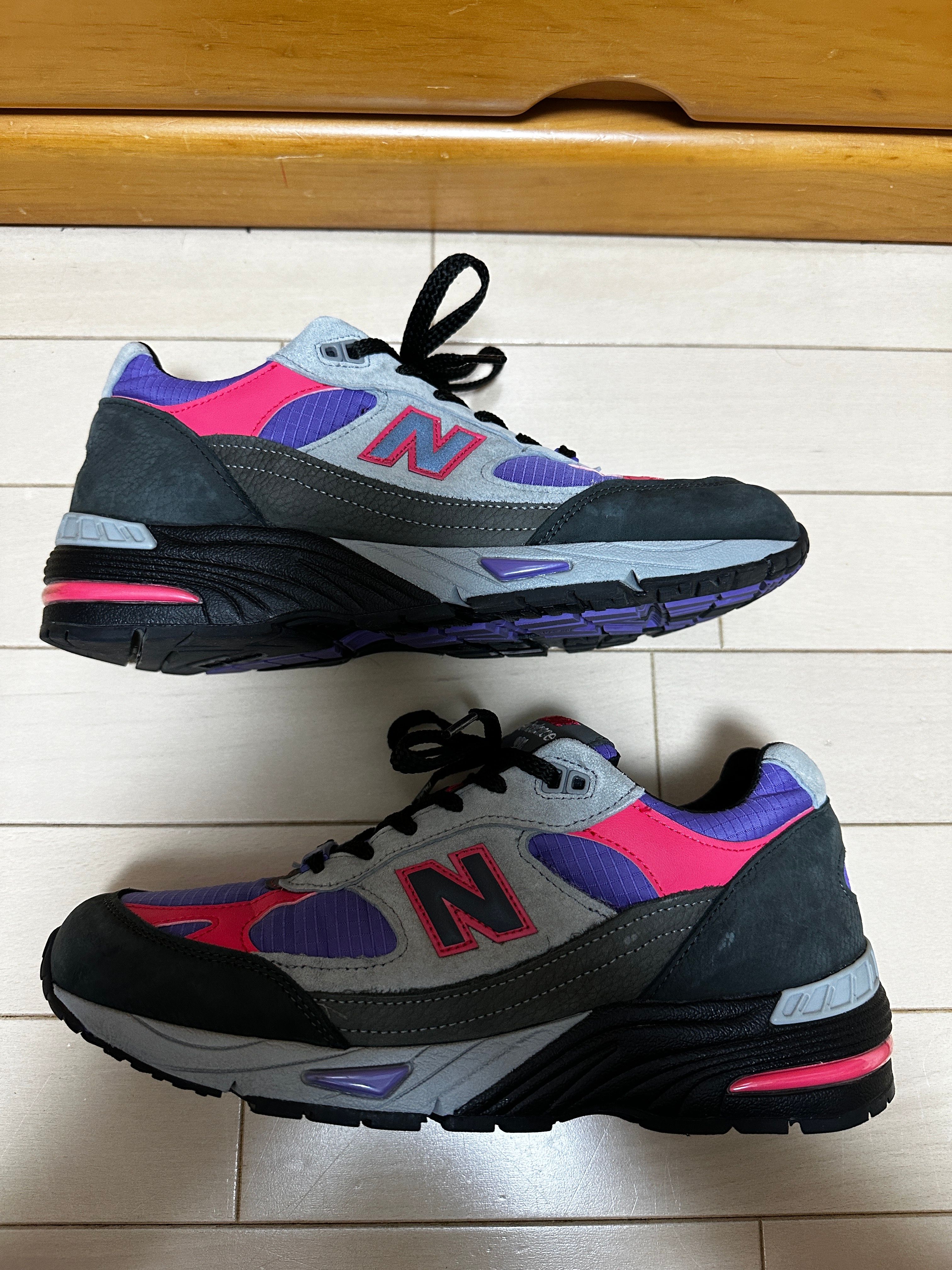 Palace × New Balance 991 "Black/Purple"