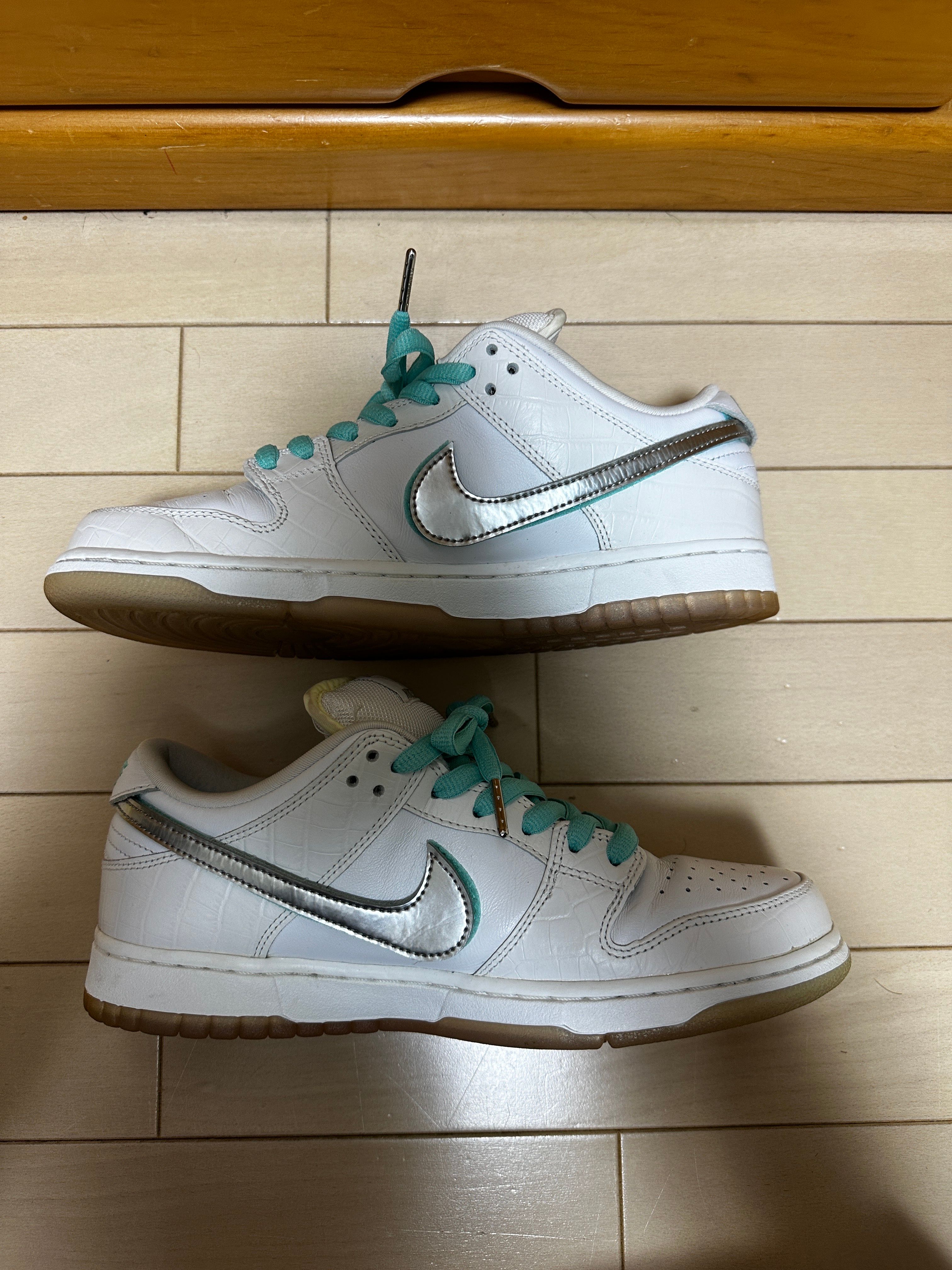 Diamond Supply Co. × Nike SB Dunk Low Pro "White"