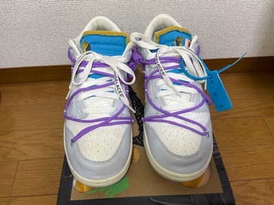 Off-White × Nike Dunk Low "Sail/Neutral Gray"