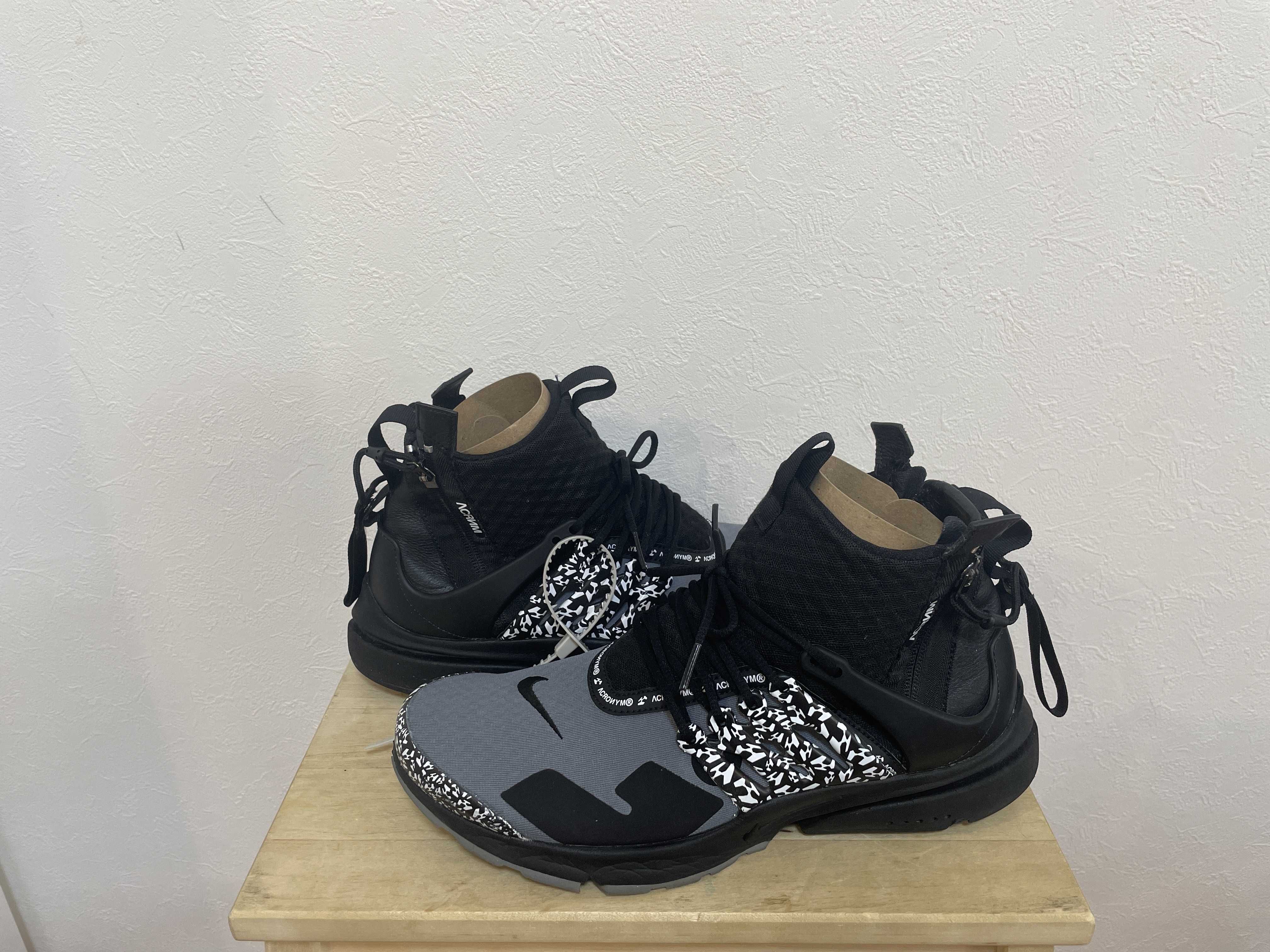 ACRONYM × Nike Air Presto Mid "Cool Grey/Black"