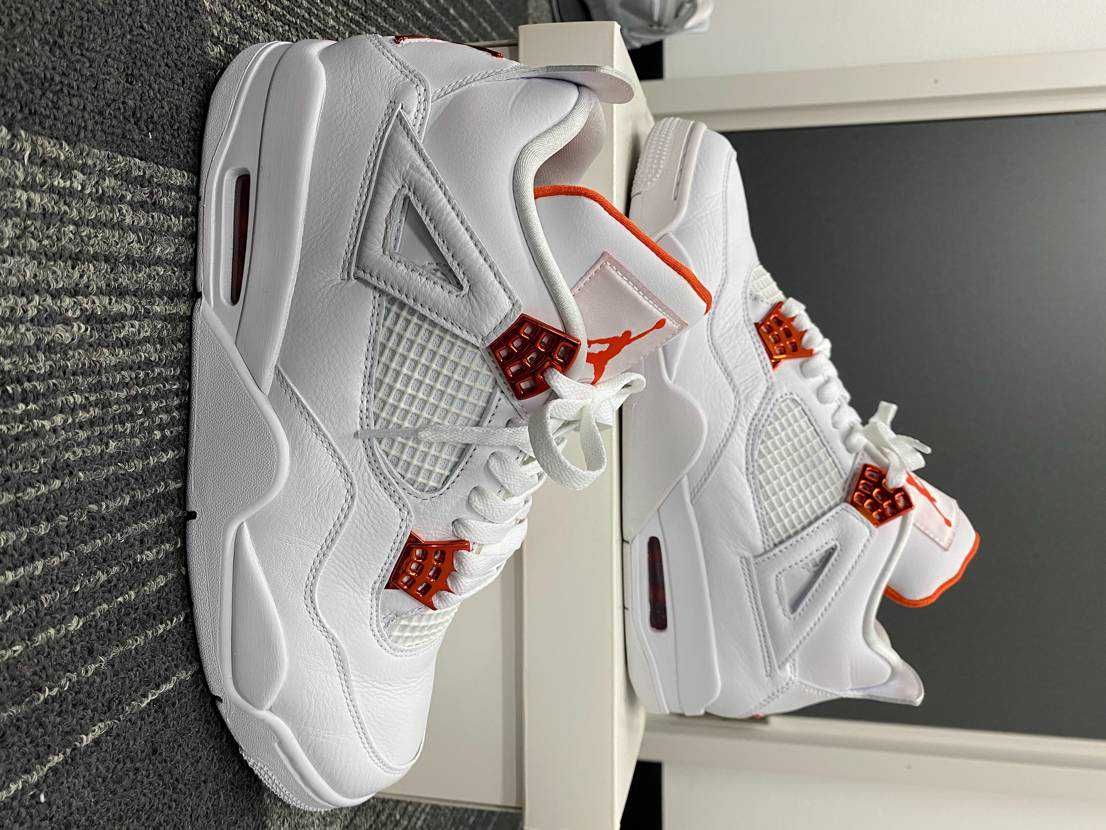 Nike Air Jordan 4 Retro "White/Team Orange"