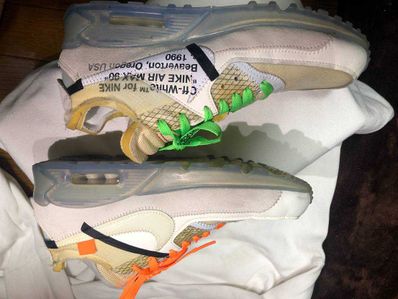 Off-White × Nike Air Max 90 "The 10/Sail"