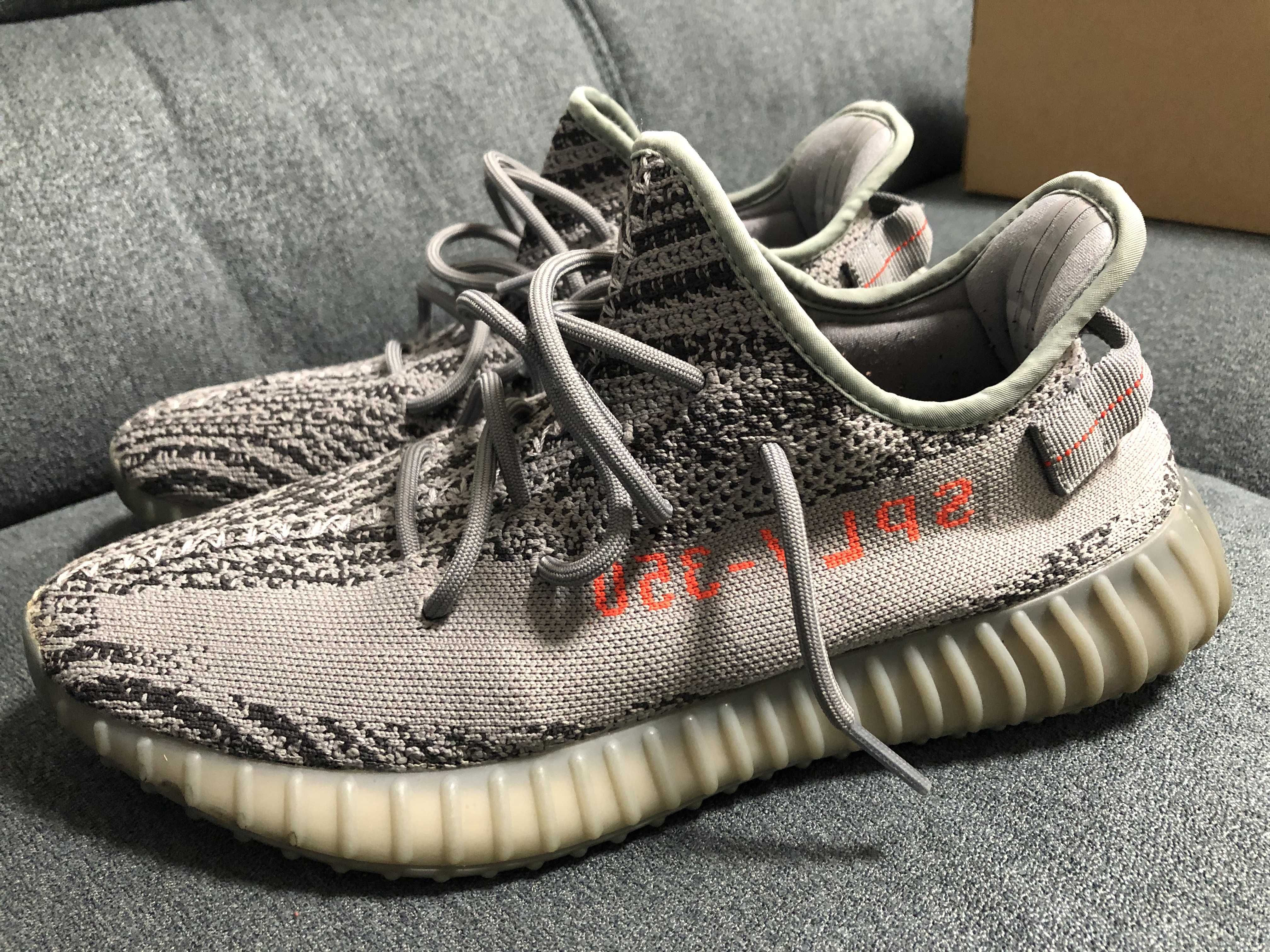 adidas Yeezy Boost 350 V2 "Grey/Bold Orange/DGH Solid Grey"